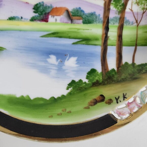 2 Vintage Chugai China Collector's Plates Made in Japan - Picture 8 of 11